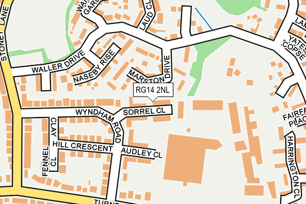 RG14 2NL map - OS OpenMap – Local (Ordnance Survey)