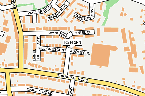 RG14 2NN map - OS OpenMap – Local (Ordnance Survey)