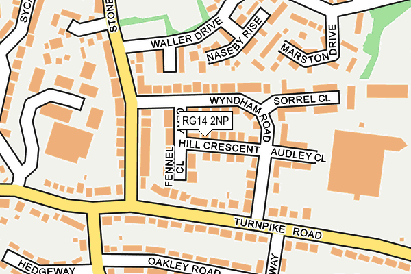 RG14 2NP map - OS OpenMap – Local (Ordnance Survey)