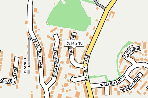 RG14 2NQ map - OS OpenMap – Local (Ordnance Survey)