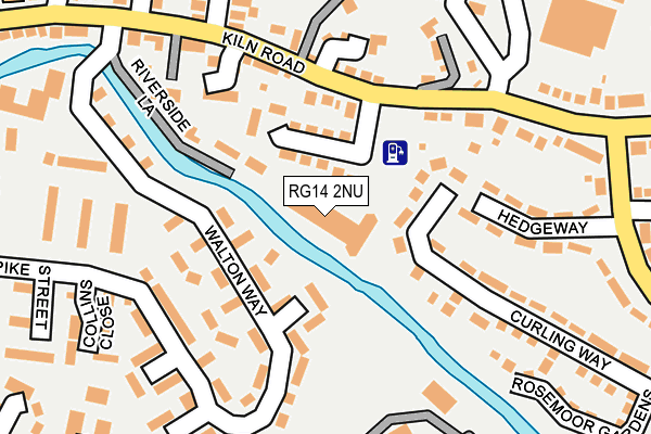 RG14 2NU map - OS OpenMap – Local (Ordnance Survey)