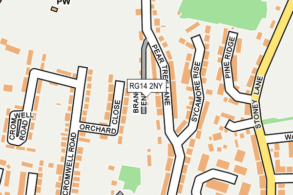 RG14 2NY map - OS OpenMap – Local (Ordnance Survey)