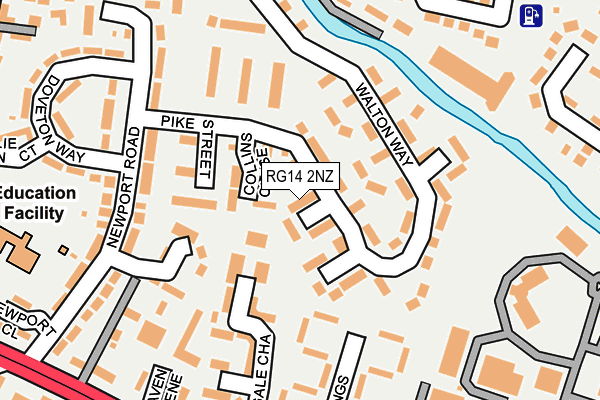 RG14 2NZ map - OS OpenMap – Local (Ordnance Survey)