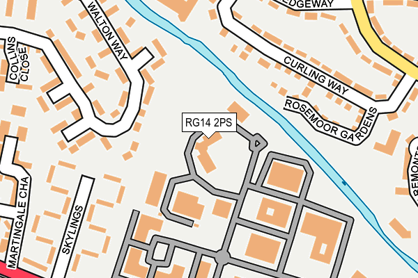 RG14 2PS map - OS OpenMap – Local (Ordnance Survey)