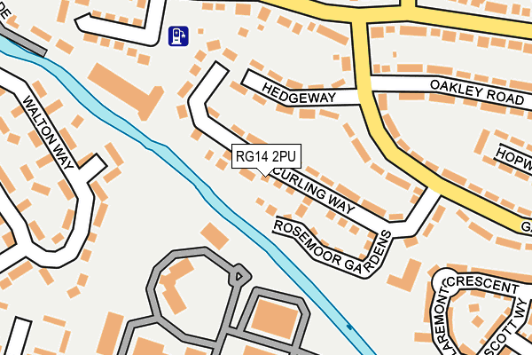 RG14 2PU map - OS OpenMap – Local (Ordnance Survey)
