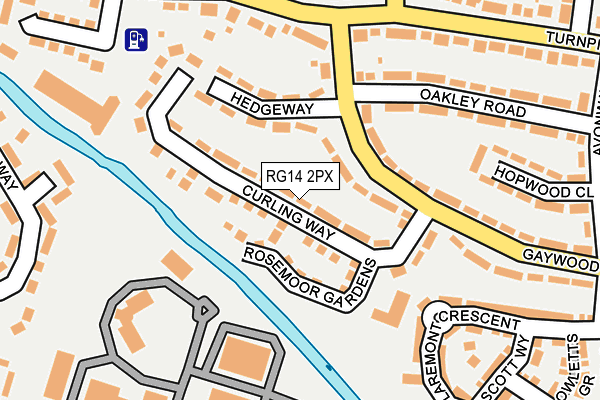 RG14 2PX map - OS OpenMap – Local (Ordnance Survey)