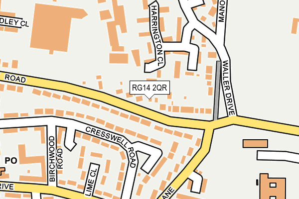 RG14 2QR map - OS OpenMap – Local (Ordnance Survey)