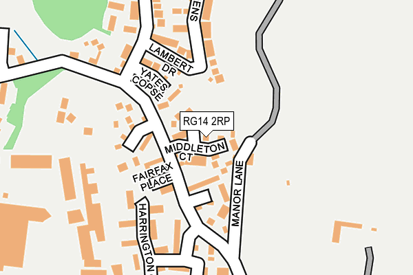 RG14 2RP map - OS OpenMap – Local (Ordnance Survey)