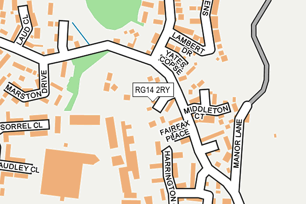RG14 2RY map - OS OpenMap – Local (Ordnance Survey)