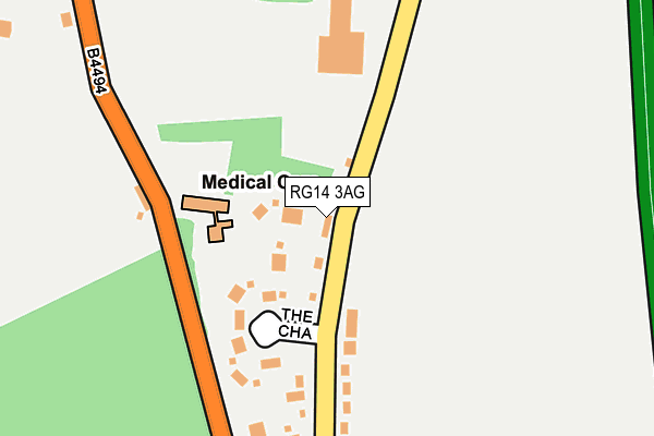 RG14 3AG map - OS OpenMap – Local (Ordnance Survey)