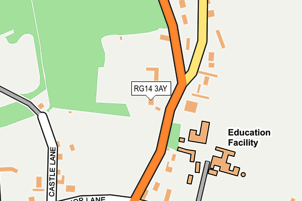 RG14 3AY map - OS OpenMap – Local (Ordnance Survey)