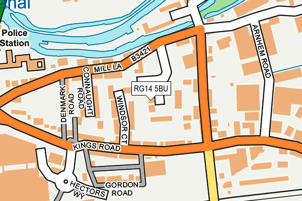 RG14 5BU map - OS OpenMap – Local (Ordnance Survey)