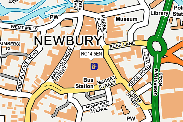 RG14 5EN map - OS OpenMap – Local (Ordnance Survey)