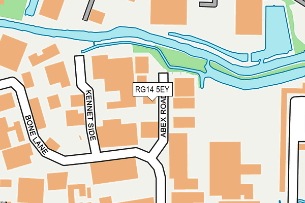 RG14 5EY map - OS OpenMap – Local (Ordnance Survey)