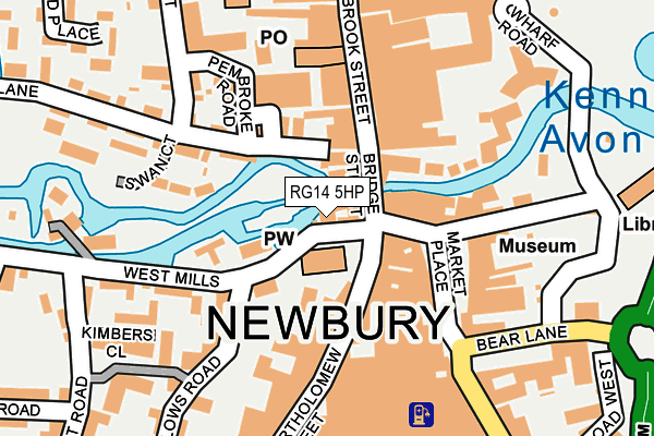 RG14 5HP map - OS OpenMap – Local (Ordnance Survey)