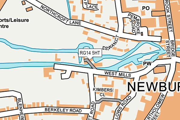 RG14 5HT map - OS OpenMap – Local (Ordnance Survey)