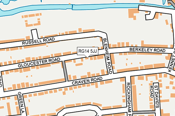 RG14 5JJ map - OS OpenMap – Local (Ordnance Survey)