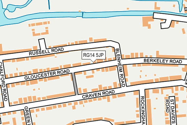 RG14 5JP map - OS OpenMap – Local (Ordnance Survey)
