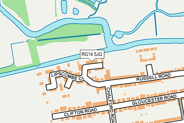 RG14 5JQ map - OS OpenMap – Local (Ordnance Survey)