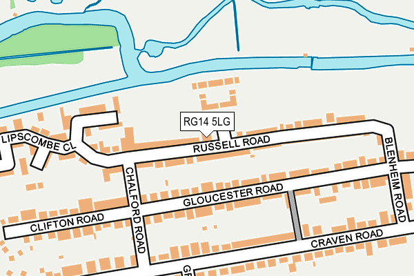 RG14 5LG map - OS OpenMap – Local (Ordnance Survey)