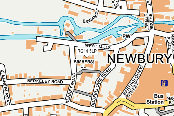 RG14 5LP map - OS OpenMap – Local (Ordnance Survey)