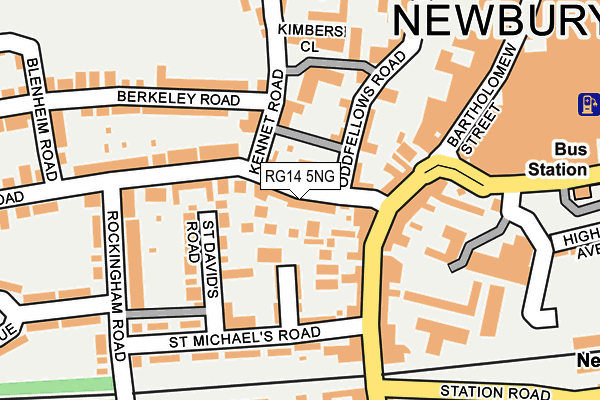 RG14 5NG map - OS OpenMap – Local (Ordnance Survey)