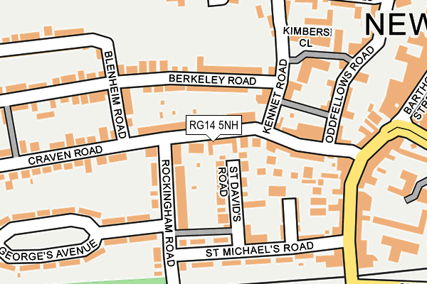 RG14 5NH map - OS OpenMap – Local (Ordnance Survey)