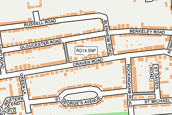 RG14 5NP map - OS OpenMap – Local (Ordnance Survey)
