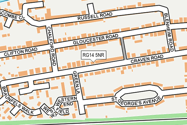 RG14 5NR map - OS OpenMap – Local (Ordnance Survey)
