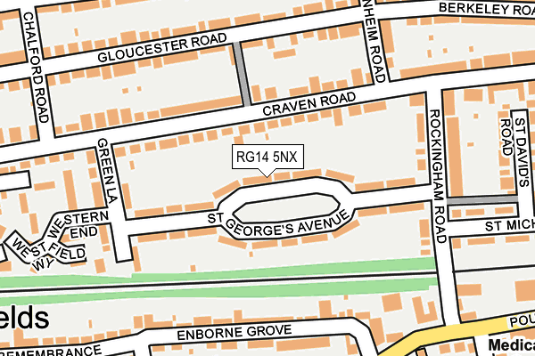RG14 5NX map - OS OpenMap – Local (Ordnance Survey)