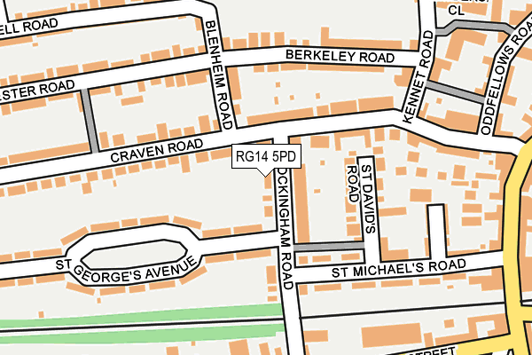 RG14 5PD map - OS OpenMap – Local (Ordnance Survey)
