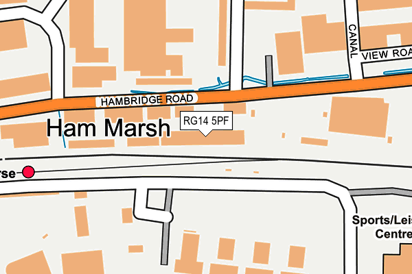 RG14 5PF map - OS OpenMap – Local (Ordnance Survey)