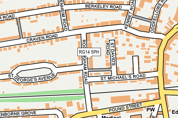 RG14 5PH map - OS OpenMap – Local (Ordnance Survey)