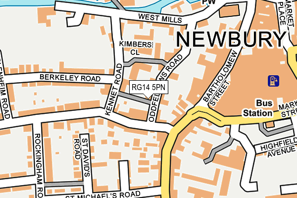 RG14 5PN map - OS OpenMap – Local (Ordnance Survey)