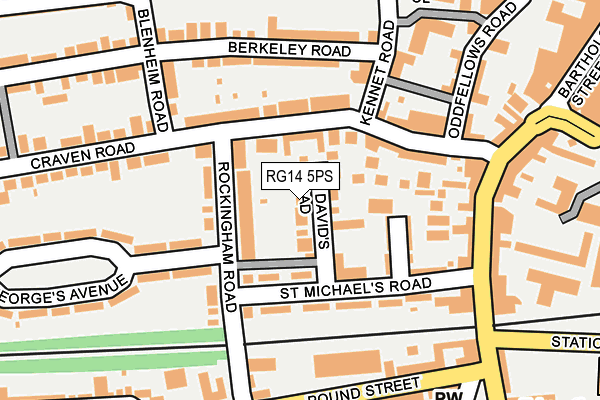 RG14 5PS map - OS OpenMap – Local (Ordnance Survey)