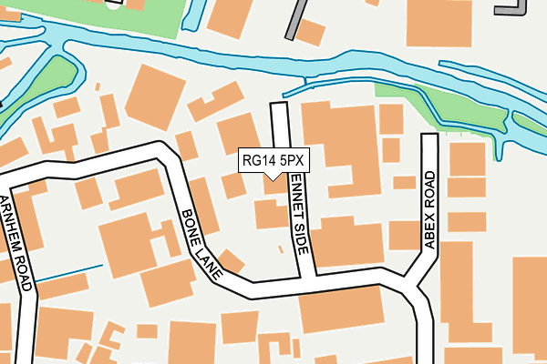 RG14 5PX map - OS OpenMap – Local (Ordnance Survey)