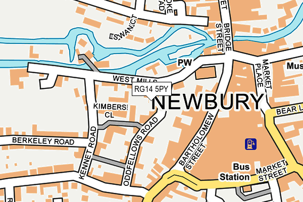 RG14 5PY map - OS OpenMap – Local (Ordnance Survey)