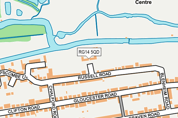 RG14 5QD map - OS OpenMap – Local (Ordnance Survey)