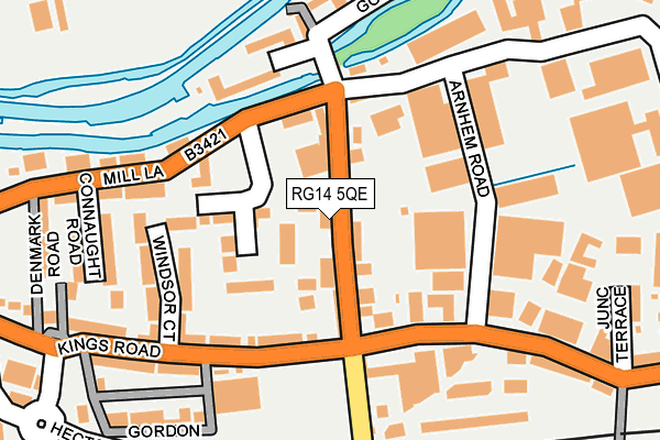 RG14 5QE map - OS OpenMap – Local (Ordnance Survey)