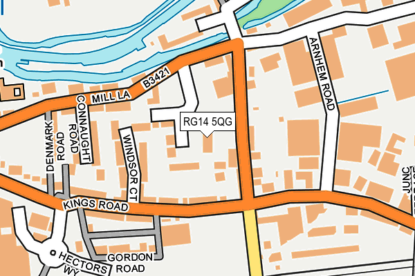RG14 5QG map - OS OpenMap – Local (Ordnance Survey)