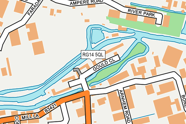 RG14 5QL map - OS OpenMap – Local (Ordnance Survey)