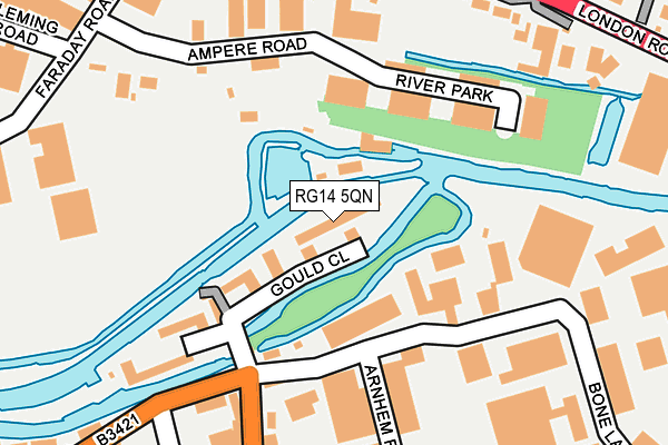 RG14 5QN map - OS OpenMap – Local (Ordnance Survey)