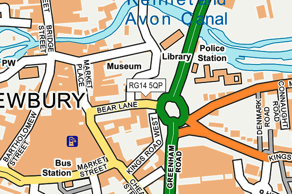 RG14 5QP map - OS OpenMap – Local (Ordnance Survey)