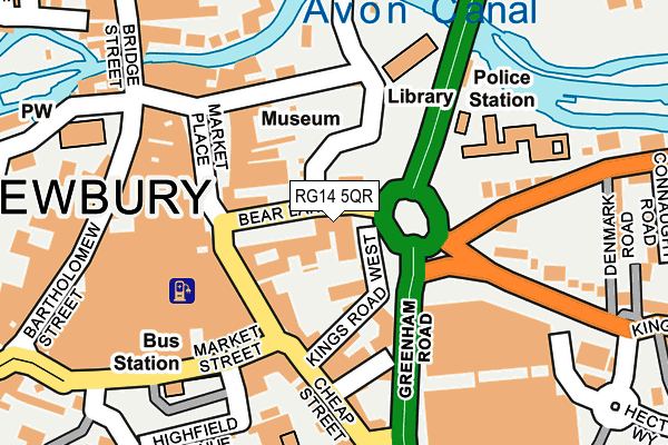 RG14 5QR map - OS OpenMap – Local (Ordnance Survey)