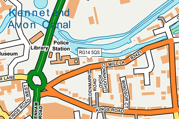 RG14 5QS map - OS OpenMap – Local (Ordnance Survey)