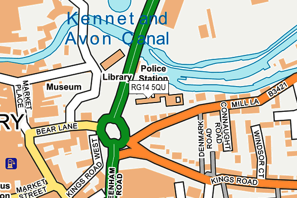 RG14 5QU map - OS OpenMap – Local (Ordnance Survey)