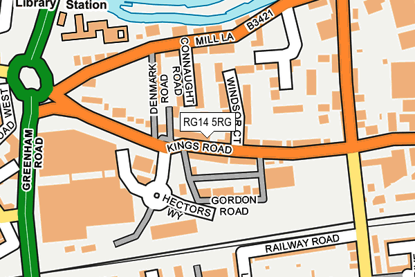 RG14 5RG map - OS OpenMap – Local (Ordnance Survey)