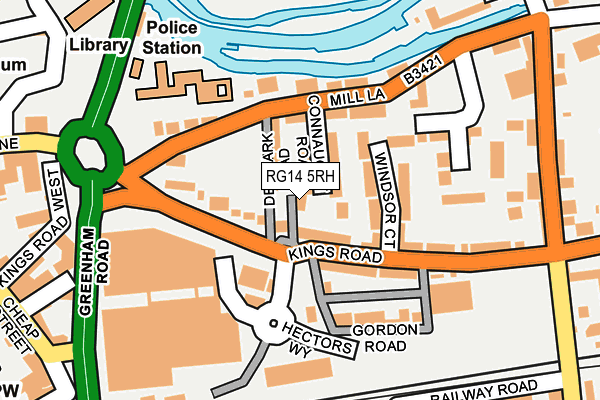 RG14 5RH map - OS OpenMap – Local (Ordnance Survey)