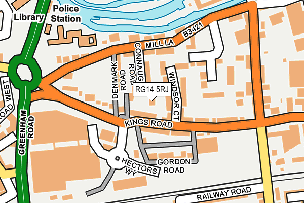 RG14 5RJ map - OS OpenMap – Local (Ordnance Survey)