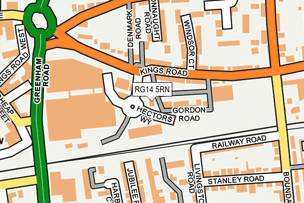 RG14 5RN map - OS OpenMap – Local (Ordnance Survey)
